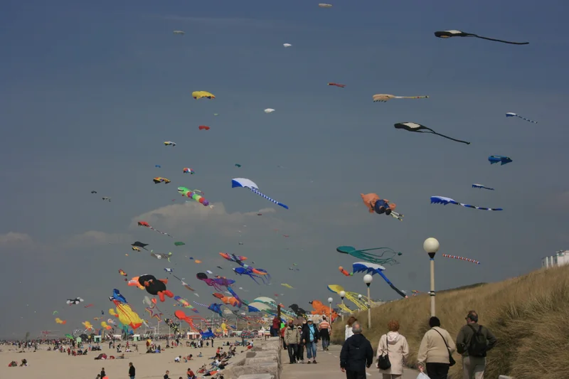 Cerfs-volants sur la plage de Berck-sur-Mer