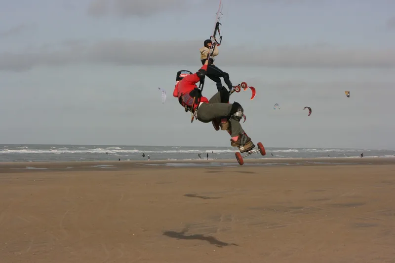 Kite sur la plage de Berck-sur-Mer