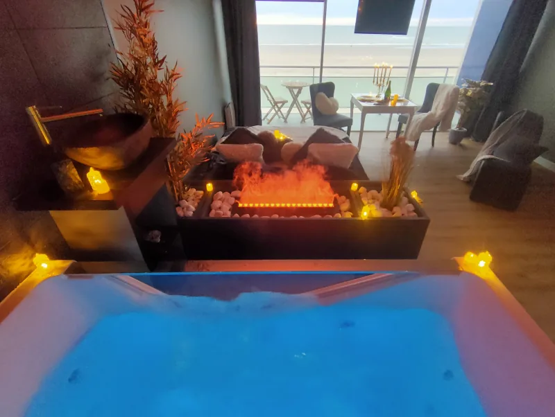 Suite Romantique Face Mer - Baln&eacute;o vue mer Berck